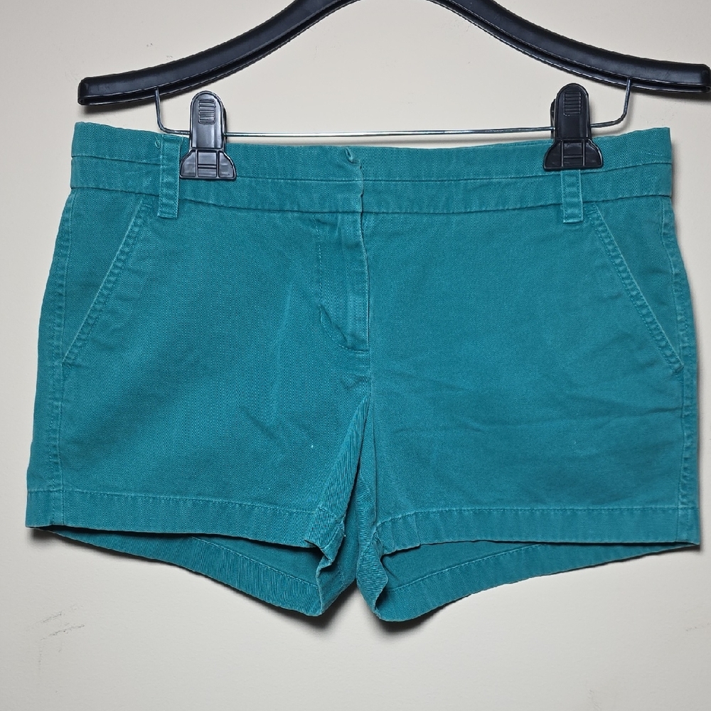 J. Crew Women's Teal Shorts - Picture 1 of 7